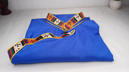 Traditional Tibetan Brocade Design Cotton Buddhist Yogi Shirt,Tibetan Meditation Shirt,Ethnic Tibetan  Long Sleeve Buddhist Prayer Cloth