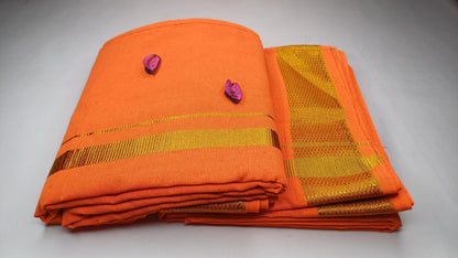 Handloom Indian Vedic Robe,Hare Krishna Robe,indian Ethnic Attair,Iskon Temple Dress,Indian Spiritual Dress,Mayapur Dhoti and Chaddar Set