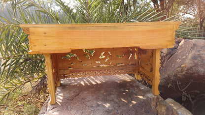 Dragon Handcarved Foldable Wooden Tibetan Buddhist Altar,Buddhist Prayer Table,Tibetan Meditation Altar,Traditional Tibetan Table