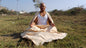 PEACE Silk X-Large Traditional Handspun/Handwoven Pure Raw Eri Silk Meditation Shawl,Oversize Non-violent Silk Wrap,Ethical Silk Prayer Zen