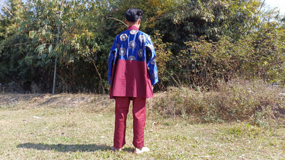 Layman Custom-Made Tibetan Buddhist Robe Set,Zen Monastry Style Spiritual Costumes,Buddhist Meditation Dress,Buddhist Meditation Clothing