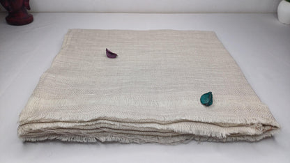 Handwoven Ethical Pure Himalayan Yak Wool Meditation Shawl,Indian Wool Prayer Scarf,Yak Wool Blanket,Ethnic Indian Wrap,Yak Meditation Wrap