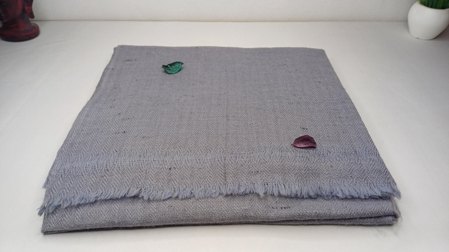 Handwoven Ethical Pure Himalayan Yak Wool Meditation Shawl,Indian Wool Prayer Scarf,Yak Wool Blanket,Ethnic Indian Wrap,Yak Meditation Wrap