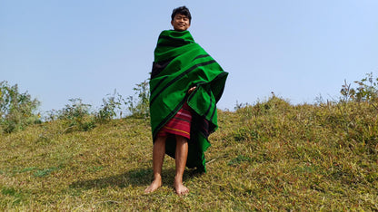 Handwoven Naga Tribes Traditional Blanket,Native Indians Shawl,Ethnic Embroidery Tribal Throw Blanket/Wrap,Tribal Home Decor,Earthy Clothing