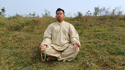 Tibetan Traditional Meditation Suit,Buddhist Meditation Robe,Meditation Pant and Shirt for Men,Tibetan Clothing for Men,Tibetan Prayer Robe
