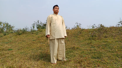 Tibetan Traditional Meditation Suit,Buddhist Meditation Robe,Meditation Pant and Shirt for Men,Tibetan Clothing for Men,Tibetan Prayer Robe