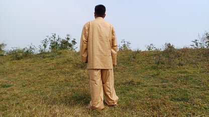 Tibetan Traditional Meditation Suit,Buddhist Prayer Cloth,Buddhist Meditation Robe,Mens Meditation Pant and Shirt,Tibetan Clothing for Men
