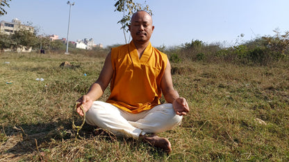 Sleeveless Pure Cotton Traditional Tibetan Buddhist Prayer Yogi Shirt,Ethnic Tibetan Meditation Shirt,Tibetan Buddhist Tantrik Prayer Shirt