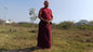 Layman Unisex Tibetan Buddhist Meditation Skirt,Tibetan Half Chuba Wrap-Around Cotton Meditation Cloth,Monastery Style Spiritual Lower Robe