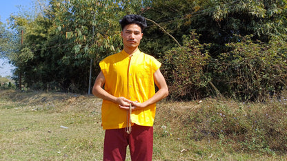 Layman Custom-Made Tibetan Buddhist Robe Set,Zen Monastry Style Spiritual Costumes,Buddhist Meditation Dress,Buddhist Meditation Clothing