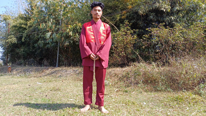 Tibetan Buddhist Monk Robe Set, Monk Robe,Monastry style,Buddhist Meditation Dress,Buddhis Monk Costumes,Temple Clothes,Spiritual Clothing