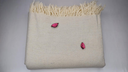 Extra-Large Handspun Handwoven Pure Himalayan Yak Wool Blanket,Oversize Yak Meditation Shawl,Ethnic Indian Yak Prayer Blanket,Tibetan Yak