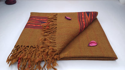 Meditation Shawl,Prayer Scarf,Himalayan Wool,Yoga Blanket,Buddhist Tibetan Shawl,Handmade Shawl,Ethnic Wrap,Meditation blanket,Woolen fabric
