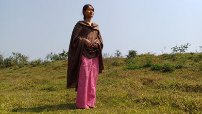 Handwoven Olive Pure Himalaya Sheep Wool Buddhist Monk Meditation Shawl,Indian Prayer Scarf,Himalayan Wool Yoga Wrap,Indian Prayer Shawl/Zen