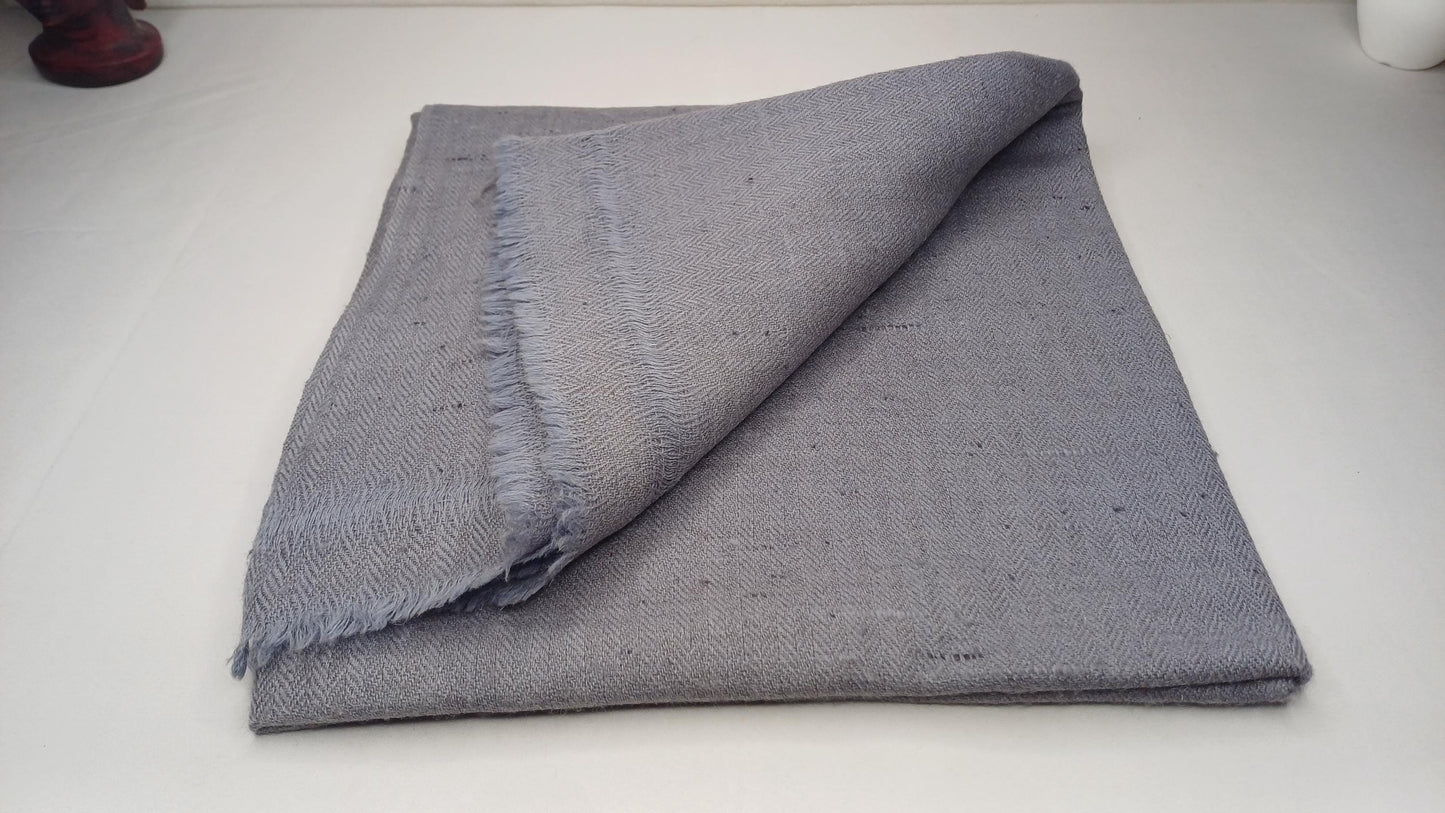 Handwoven Ethical Pure Himalayan Yak Wool Meditation Shawl,Indian Wool Prayer Scarf,Yak Wool Blanket,Ethnic Indian Wrap,Yak Meditation Wrap
