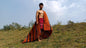 Large Thick Handwoven Black/Copper Naga Tribe Traditional Blanket,Ethnic Sofa Throw,Native Indian Cloth,Naga Tribes Shawl,Tribal Wall Decor