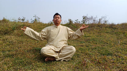 Tibetan Traditional Meditation Suit,Buddhist Meditation Robe,Meditation Pant and Shirt for Men,Tibetan Clothing for Men,Tibetan Prayer Robe