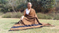 Handwoven Dark Brown Pure Himalayan Sheep Wool Meditation Shawl,Himalayan Prayer Blanket,Kullu Shawl,Ethnic Indian Shawl,Wool Prayer Wrap
