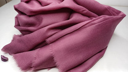 Handwoven Large Lightweight Plum Color Authentic Himalayan Cashmere Wool Meditation Shawl,Ethical Cashmere Prayer Yoga Wrap,Wedding Shawl
