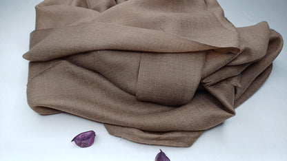 Handwoven Lightweight Grey  Pure Pashmina Wool Meditation Shawl,Pashmina Wool Prayer Wrap,Himalayan Cashmere Stole/Scarf,Pashmina Wool Wrap