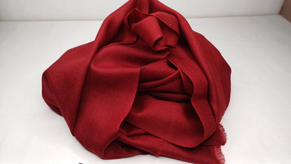 Handwoven Lightweight Soft Maroon Pure Pashmina Wool Meditation Shawl,Pashmina Wool Prayer Wrap,Himalayan Pashmina Wool Wedding Stole/Scarf