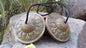 Vintage Rare Authentic Large Size Buddha Carved Tibetan Tingsha Bells,Handmade Tibetan Buddhist Ritual Cymbal,Yoga Sound Healing Tool