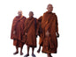 6 Piece Complete Tailored Organic Cotton Theraveda Buddhist Monk Monastic Robe Set,Kasaya Monastic Prayer/Meditation/Spiritual Cloth Set
