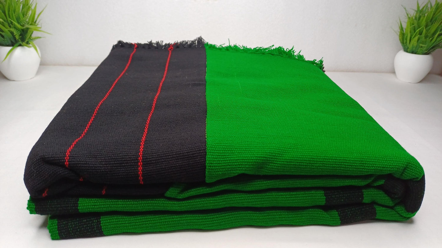 Handwoven Naga Tribes Traditional Blanket,Native Indians Shawl,Ethnic Embroidery Tribal Throw Blanket/Wrap,Tribal Home Decor,Earthy Clothing