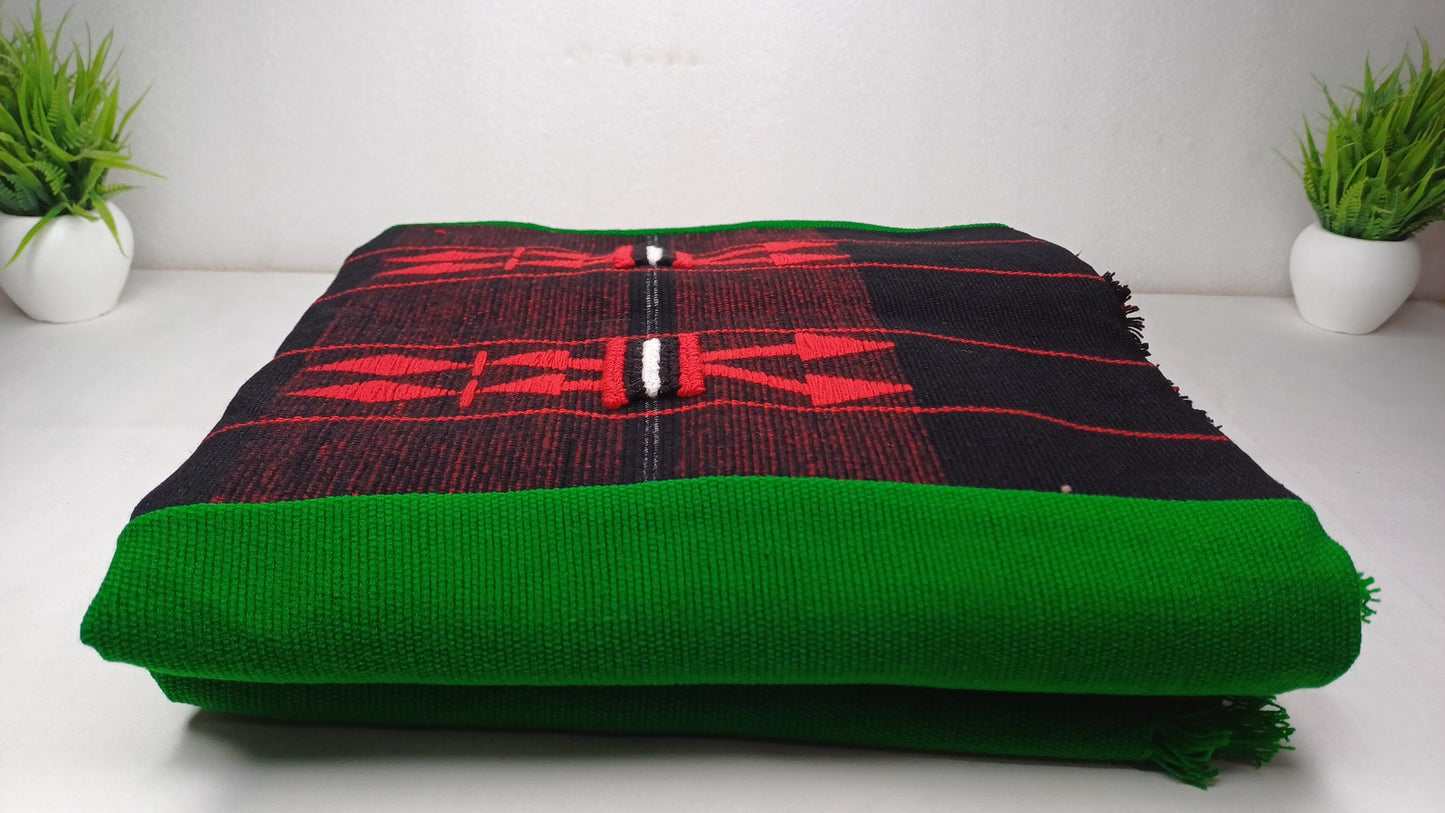 Handwoven Naga Tribes Traditional Blanket,Native Indians Shawl,Ethnic Embroidery Tribal Throw Blanket/Wrap,Tribal Home Decor,Earthy Clothing