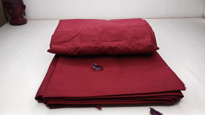 One Piece HandTailored Organic Cotton Authentic Buddhist Monk Monastic Robe,Kasaya Buddhist Monk Prayer/Meditation/Spiritual Cloth,Monk Gift