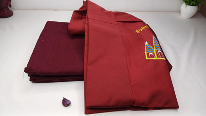Theraveda Organic Cotton Authentic Buddhist Monk Monastic Robe and Color-Matching Bag Set,Kasaya Monastic Essential Kit,Monks Carrying Combo