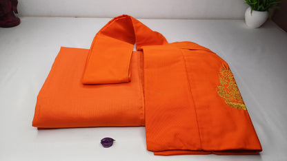 Theraveda Organic Cotton Authentic Buddhist Monk Monastic Robe and Color-Matching Bag Set,Kasaya Monastic Essential Kit,Monks Carrying Combo