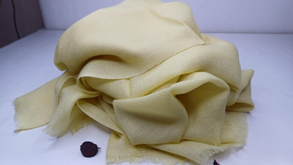 Handwoven Lightweight Lime Pure Pashmina Wool Meditation Shawl,Pashmina Wool Prayer Wrap,Himalayan Cashmere Stole/Scarf,Pashmina Wool Wrap