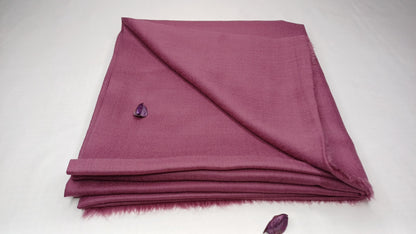 Handwoven Large Lightweight Plum Color Authentic Himalayan Cashmere Wool Meditation Shawl,Ethical Cashmere Prayer Yoga Wrap,Wedding Shawl