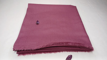 Handwoven Large Lightweight Plum Color Authentic Himalayan Cashmere Wool Meditation Shawl,Ethical Cashmere Prayer Yoga Wrap,Wedding Shawl