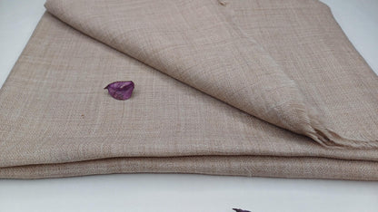 Handwoven Lightweight Grey  Pure Pashmina Wool Meditation Shawl,Pashmina Wool Prayer Wrap,Himalayan Cashmere Stole/Scarf,Pashmina Wool Wrap