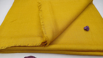 Handwoven Lightweight Soft Mustard Pure Pashmina Wool Meditation Shawl,Pashmina Wool Prayer Wrap,Himalayan Pashmina Wool Wrap/Stole/Scarf
