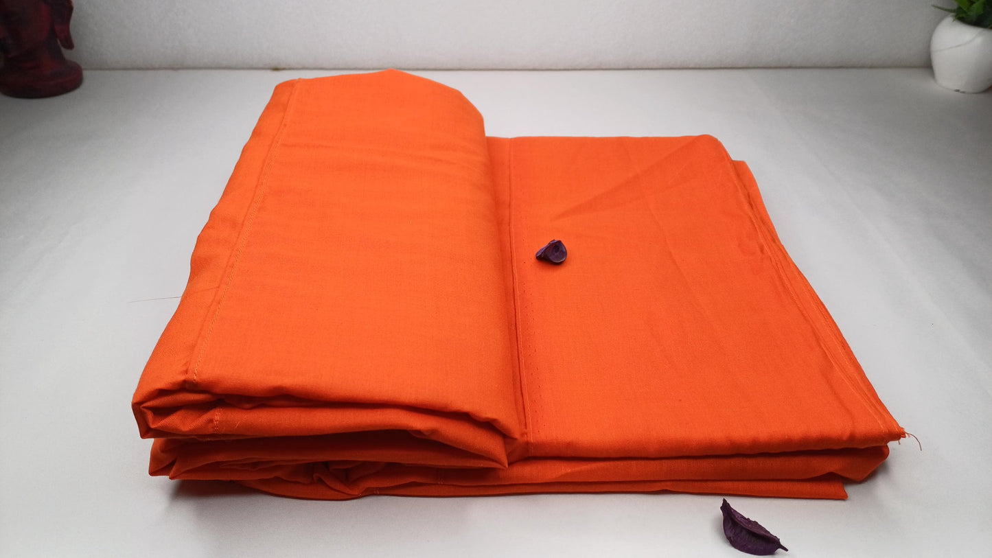 One Piece HandTailored Organic Cotton Authentic Buddhist Monk Monastic Robe,Kasaya Buddhist Monk Prayer/Meditation/Spiritual Cloth,Monk Gift