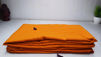 One Piece HandTailored Organic Cotton Authentic Buddhist Monk Monastic Robe,Kasaya Buddhist Monk Prayer/Meditation/Spiritual Cloth,Monk Gift