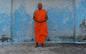 One Piece HandTailored Organic Cotton Authentic Buddhist Monk Monastic Robe,Kasaya Buddhist Monk Prayer/Meditation/Spiritual Cloth,Monk Gift