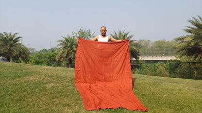One Piece HandTailored Organic Cotton Authentic Buddhist Monk Monastic Robe,Kasaya Buddhist Monk Prayer/Meditation/Spiritual Cloth,Monk Gift