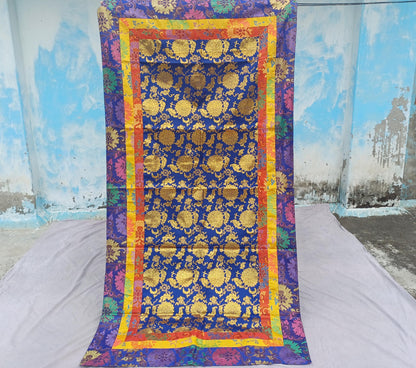 Handmade Multi-Color Tibetan Buddhist Ashtamangala Budha Silk Brocade Tibetan Altar/Shrine Table Cloth,Zen Buddhist Tibetan Table Runner