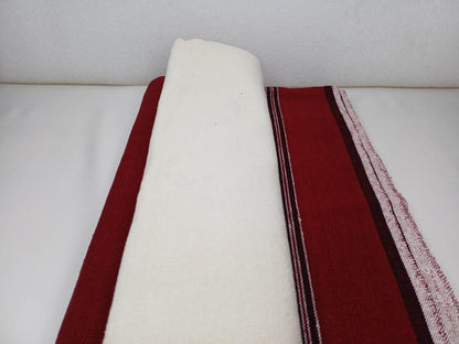 TANTRIK Traditional Handwoven Tibetan Buddhist Ngakpa Raw Eri Peace Silk Meditation Shawl,Buddhist Silk Zen,Ngakpa Tantric Meditation Wrap
