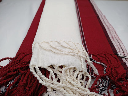 TANTRIK Traditional Handwoven Tibetan Buddhist Ngakpa Raw Eri Peace Silk Meditation Shawl,Buddhist Silk Zen,Ngakpa Tantric Meditation Wrap
