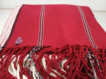 TANTRIK X-Large Traditional Handwoven Tibetan Buddhist Pure Raw Eri Silk Meditation Shawl,Buddhist Silk Zen,Ngakpa Tantrik Meditation Wrap