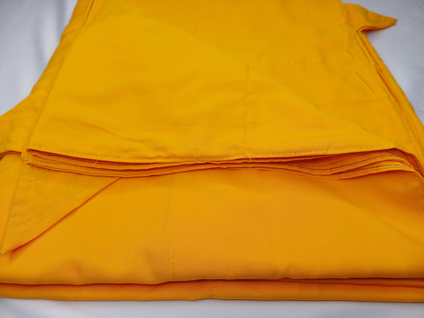 Dalai Lama Yellow Saffron Tibetan Prayer Wrap/ Cape/Cloak,Tibetan Monk Chogu Shawl,