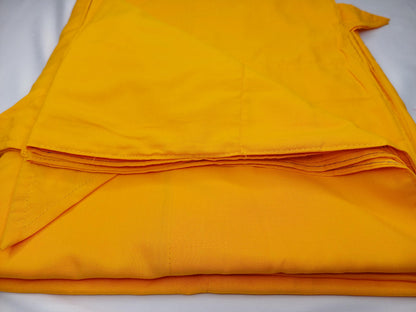 Dalai Lama Yellow Saffron Tibetan Prayer Wrap/ Cape/Cloak,Tibetan Monk Chogu Shawl,