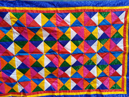 Handmade Multi-Color Tibetan Buddhist Ashtamangala Budha Silk Brocade Tibetan Altar/Shrine Table Cloth,Zen Buddhist Tibetan Table Runner