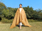 PEACE SILK Traditional Handspun/Handwoven Non-Violent Pure Raw Eri Silk Meditation Shawl/Scarf,Ethical Silk Tantrik Buddhist Prayer Wrap/Zen