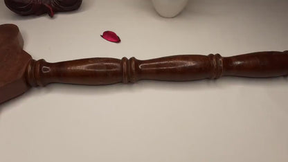 Yoga Danda, Meditation Staff, Meditation Support Staff, Meditation Stick, T shape wooden Meditation Prop, Wood Arm Rest for Meditation, Japa